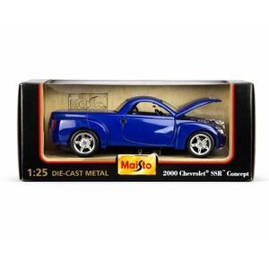 Maisto 1:25 2000 Chevrolet SSR Concept Die-Cast Metal Blue Special Edition 31212